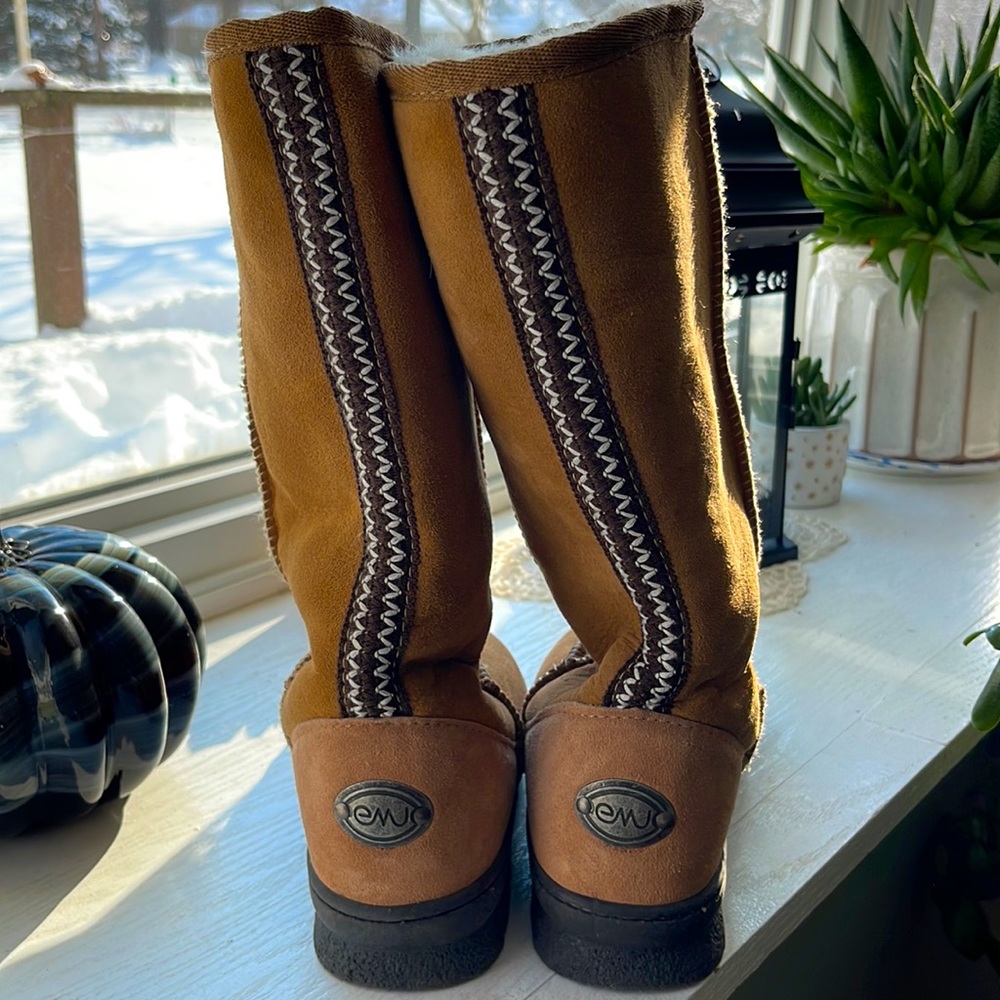 Emu from Australia Tall Winter Boots Color:Chestnut Ugg-Style womans 7